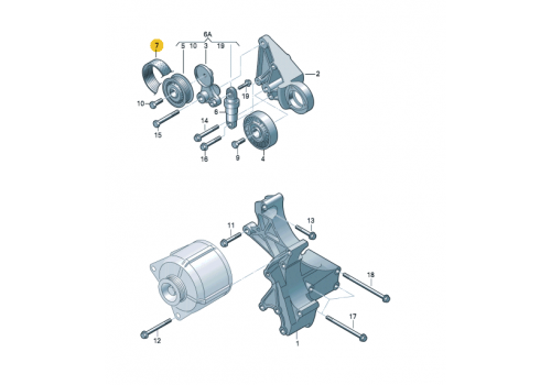 Ремень поликлиновой с кондиционером 2.5 CONTITECH 6PK2581