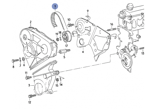 Ремень ГРМ Z=135 CONTITECH CT513