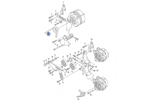 Ремень генератора AAC BOSCH 1987947690