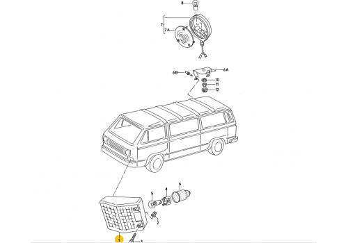 Поворотник R DEPO 441-1502R-A