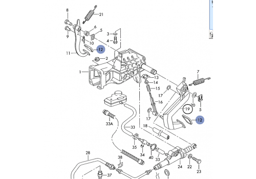 Резинка на педаль тормоза VAG BSG90700124