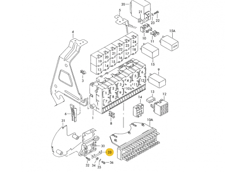 Предохранитель свечей накала 80А VAG N0171253