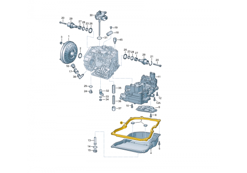 Прокладка масляного поддона АКПП VAG 09K321370