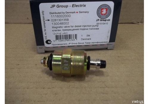 Соленоид для ТНВД JP Group 1116002000